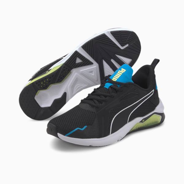 Black / Blue / Green Men's Puma LQDCELL Method Training Shoes | PM193DHT