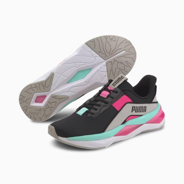Black / Grey Women's Puma LQDCELL Shatter XT Geo Training Shoes | PM360BNA