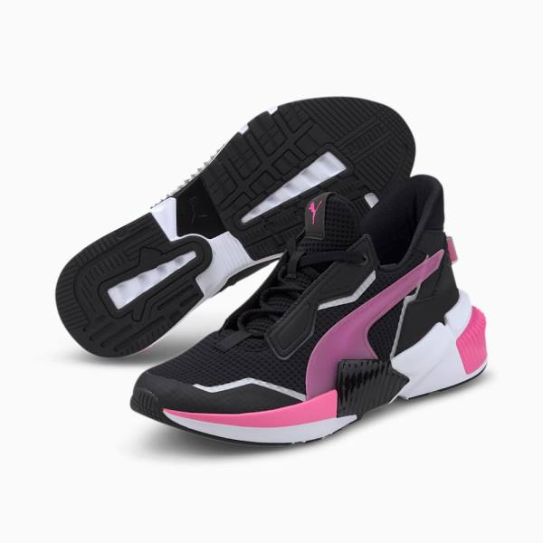 Black / Pink Women's Puma Provoke XT Training Shoes | PM102LJB