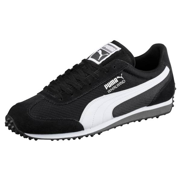Black / White / Black / Silver Women's Puma Whirlwind Sneakers | PM172EGV