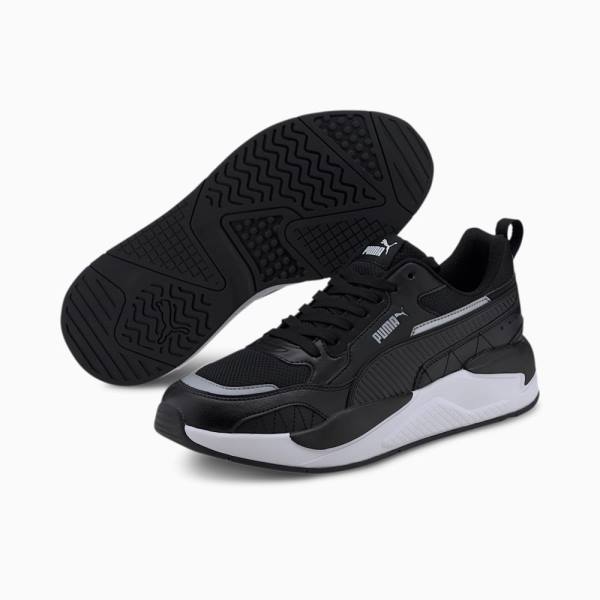 Black / White Men's Puma X-Ray 2 Square Sneakers | PM103JSB