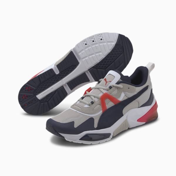Grey / Red Women's Puma Optic Pax LQDCELL Training Shoes | PM160COK