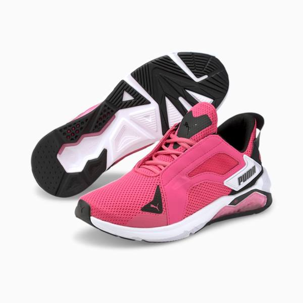 Pink / Black / White Women's Puma LQDCELL Method Training Shoes | PM015QFC