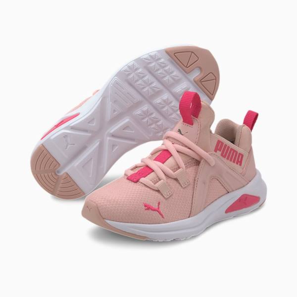 Pink Girls' Puma Enzo 2 Glow Sneakers | PM768ESY