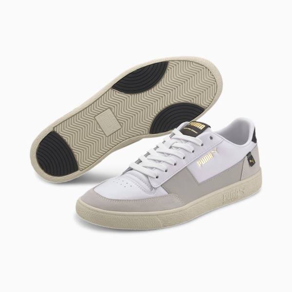 White / Grey / White Women's Puma Ralph Sampson MC Sneakers | PM501QRZ