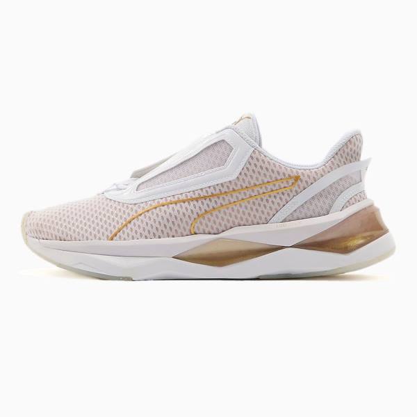 White / Rose / Gold Women's Puma LQDCELL Shatter XT Metal Training Shoes | PM241WOX