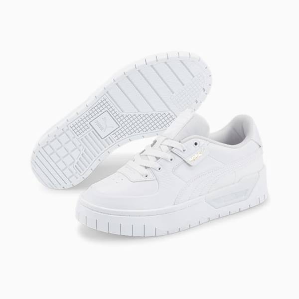 White Women's Puma Cali Dream Lth Sneakers | PM342IYU