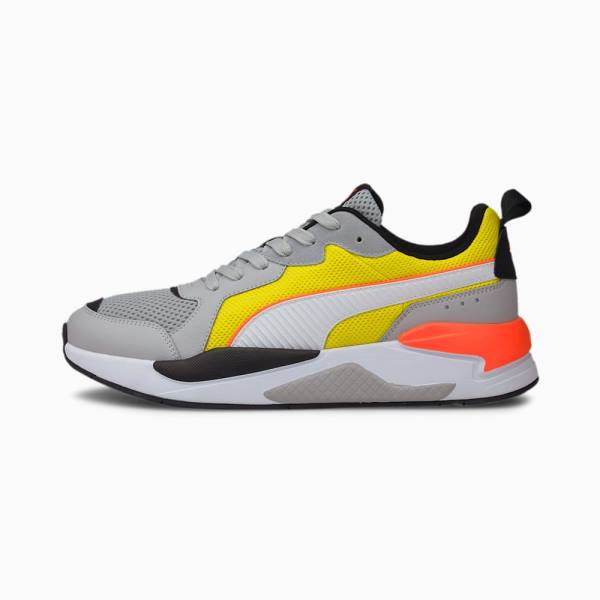 White / Yellow / Grey Men's Puma X-Ray Sneakers | PM594FIJ