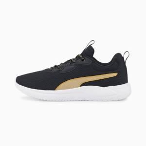 Black Gold Men's Puma Resolve Smooth Running Shoes | PM708JFP