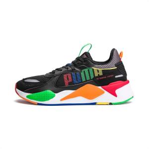 Black / Green / Orange Men's Puma RS-X Bold Sneakers | PM048XAT