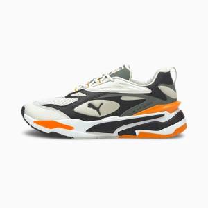 Black Orange Men's Puma RS-Fast Sneakers | PM104FME