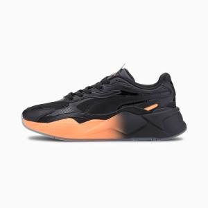 Black / Orange Women's Puma RS-X Gradient Sneakers | PM346LOC