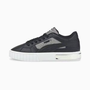 Black Silver Women's Puma Cali Star Sneakers | PM851NWK