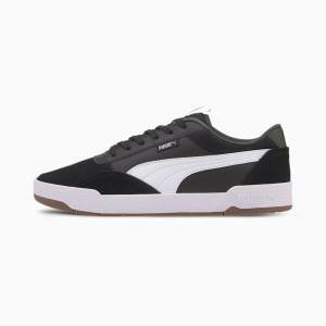 Black / White Men's Puma C-Skate Sneakers | PM483EDS