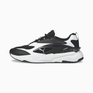 Black White Men's Puma RS-Fast Bubble Sneakers | PM168NJA