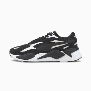 Black / White Men's Puma RS-X3 Super Sneakers | PM713UCF