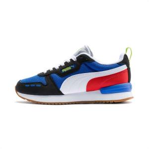 Blue / Black / White Girls' Puma R78 Youth Sneakers | PM278HDW