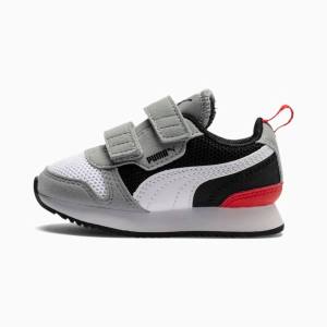 Brown / White / Black Boys' Puma R78 Sneakers | PM265NHQ