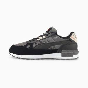 Dark Grey Women's Puma Graviton Pro Better Sneakers | PM469AOC