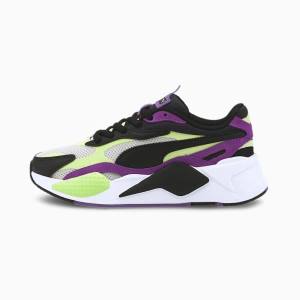 Green / Purple Girls' Puma RS-X3 Bright Youth Sneakers | PM056RLD