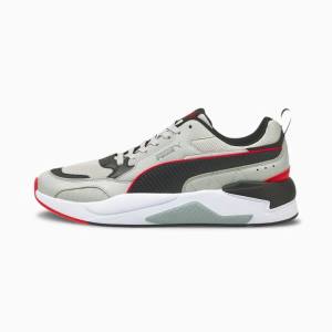 Grey / Black / Red / Brown Women's Puma X-Ray 2 Square Sneakers | PM547OBV