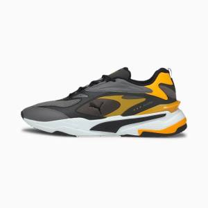 Grey / Black / Yellow Women's Puma RS-Fast Sneakers | PM149GNI
