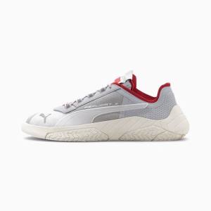 Grey / White Women's Puma Replicat-X SD Tech Sneakers | PM652USB