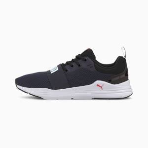 Navy / White Men's Puma Wired Sneakers | PM149VAD