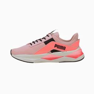 Pink / Black Women's Puma LQDCELL ShatterGeo Pearl Training Shoes | PM670JRD