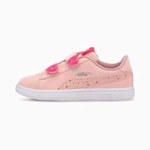 Pink Girls' Puma Smash v2 Candy Sneakers | PM218WKD