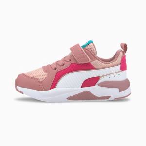 Pink / White / Black / Pink Girls' Puma X-Ray AC Sneakers | PM281MSQ
