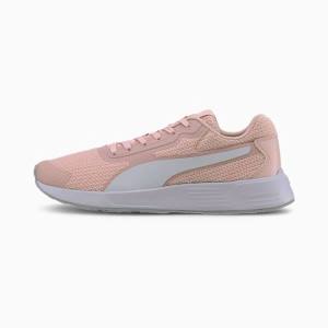 Pink / White / Grey Women's Puma Taper Sneakers | PM693MTH