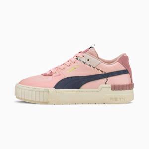 Pink / White Women's Puma Cali Sport Mix Sneakers | PM094UXT