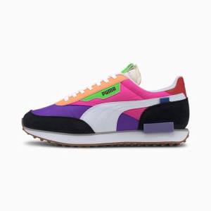 Purple / Pink Men's Puma Future Rider Play On Sneakers | PM234OUT