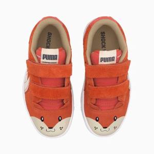 Red / Grey Girls' Puma Ralph Sampson Animals Sneakers | PM364UMW
