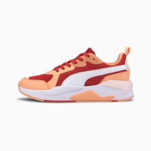 Red / White / Orange / Rose Men's Puma X-Ray Sneakers | PM541IJW