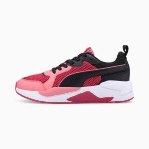 Rose / Rose / Black Women's Puma X-Ray Glitch Sneakers | PM782GHW