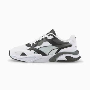 White Black Dark Grey Men's Puma X-Ray Millennium Sneakers | PM795PTU