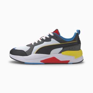White / Black / Grey / Red / Blue Women's Puma X-Ray Sneakers | PM903LOS