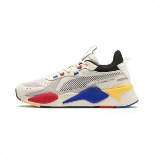 White / Black Men's Puma RS-X Colour Theory Sneakers | PM173TJV