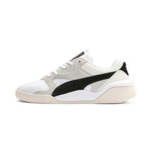 White / Black Women's Puma Aeon Heritage Sneakers | PM192HGV