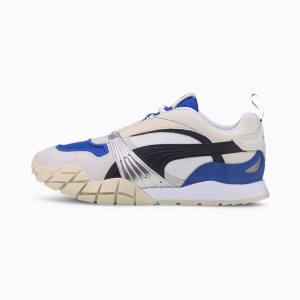 White / Blue Women's Puma Kyron Awakening Sneakers | PM401COA