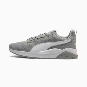 White / Grey Men's Puma Anzarun FS Sneakers | PM472JVM