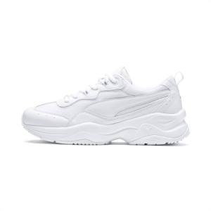 White / Grey / Silver Women's Puma Cilia Sneakers | PM278IRY