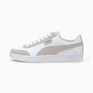 White / Grey Women's Puma Court Legend Lo Sneakers | PM368GFS