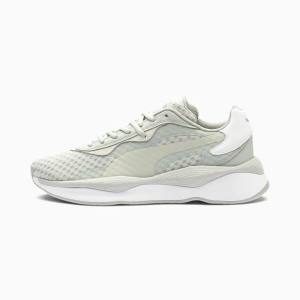 White / Grey Women's Puma RS-PURE Vision Sneakers | PM153NPL