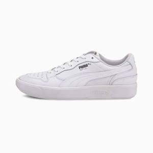 White Men's Puma Sky LX Low Sneakers | PM754GSE