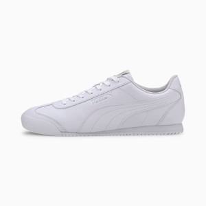 White Men's Puma Turino FSL Sneakers | PM823ULZ