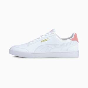 White / Pink / Gold Men's Puma PUMA Shuffle Sneakers | PM269CSU