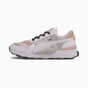 White / Pink Men's Puma RS 2.0 Future Sneakers | PM170VYI
